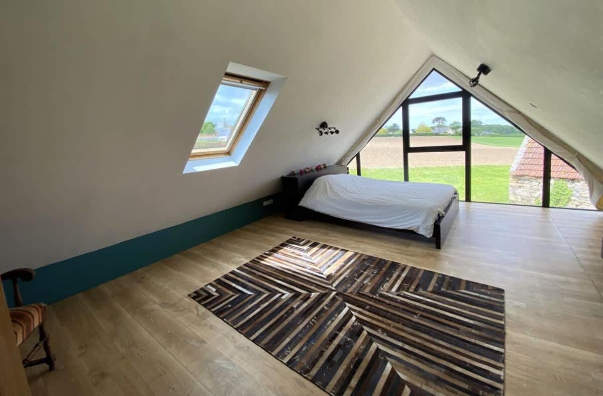 Large Farmhouse With Garden And Sea View For 8 People Locquenole 外观 照片