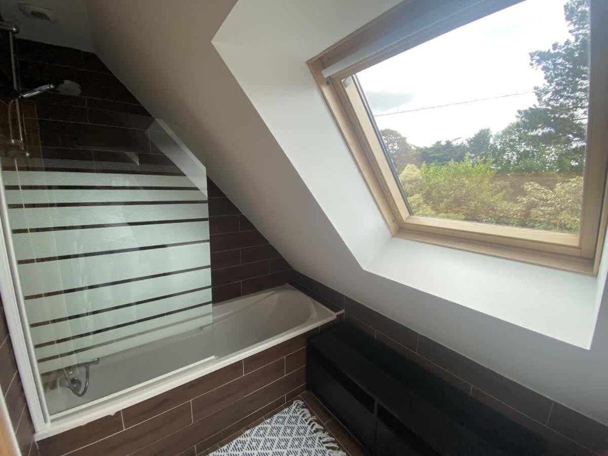 Large Farmhouse With Garden And Sea View For 8 People Locquenole 外观 照片